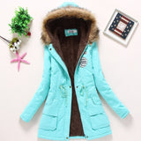 cotton padded jacket overcoat - DAWYNSALE