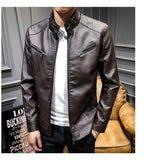 Arrive Men's Synthetic Leather Jackets - DAWYNSALE