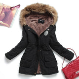 cotton padded jacket overcoat - DAWYNSALE