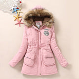 cotton padded jacket overcoat - DAWYNSALE