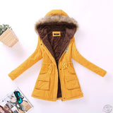 cotton padded jacket overcoat - DAWYNSALE