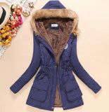 cotton padded jacket overcoat - DAWYNSALE