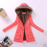 cotton padded jacket overcoat - DAWYNSALE