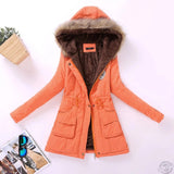 cotton padded jacket overcoat - DAWYNSALE